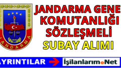 Jandarma Genel Komutanlığı Sözleşmeli Subay Alımı 2016