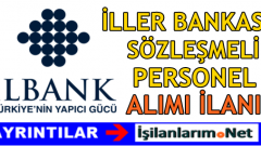 İller Bankası Sözleşmeli Personel Alımı 2016