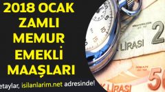Ocak 2018 Zamlı Memur Maaşları Ne Kadar Oldu?