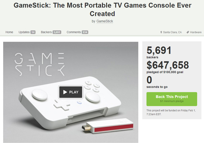 kickstarter projesi