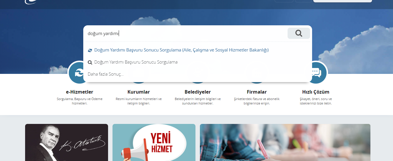 doğum yardımı sorgulama