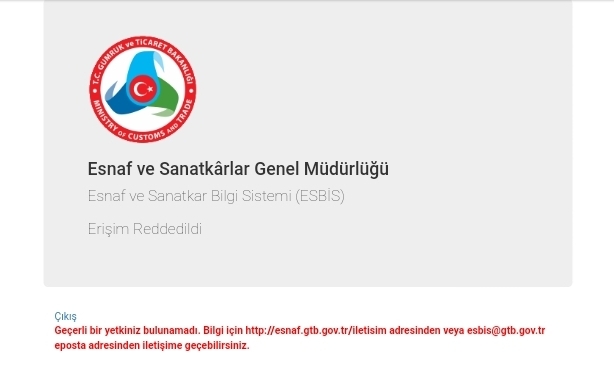 Esbis Giris Nasil Yapilir Esnaf Sicil Kaydi Sorgulama Is Ilanlarim Net Guncel Is Ilanlari